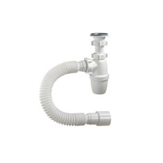 Сифон для умивальника Orio А-3202 1 1/4 із гнучкою трубою - фото