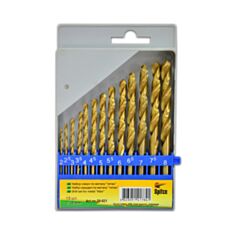 Набір свердел по металу Spitce 20-921 з титановим покриттям 2-8 мм 13 шт - фото
