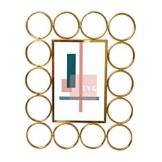 Фоторамка EVG IRON LBT44G Gold 10*15 см - фото