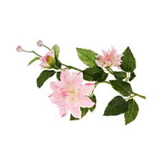 Декоративна гілка Георгін Bona Di 709-557 70 см світло рожева - фото