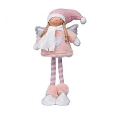 Янгол новорічний Yes! Fun 973612 16*9*34 см рожевий - фото