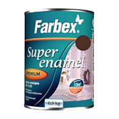 Емаль алкідна Farbex ПФ-115 горіхова 0,9 кг - фото
