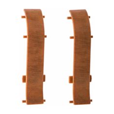 Комплект з'єднання для плінтуса ТІС 0026-ПЛГСК Дуб Морган 2 шт - фото