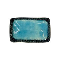 Тарілка квадратна Olens Блу-лейк 101-0208 24*14,5*2 см - фото