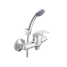 Змішувач для душу з душнабором Rubineta Yuta Y20K03 хром - фото