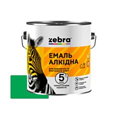 Емаль алкідна Зебра ПФ-116 салатова 0,9 кг - фото