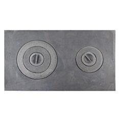 Плита чавунна Булат ПД-3 двоконфорна 71*41 см - фото