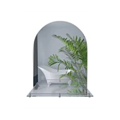 Зеркало Zerix Laguna MRZ03-700x800x110 с полкой 70*80 см - фото