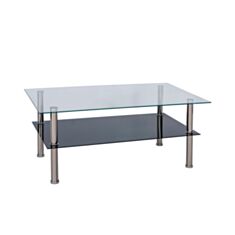 Столик журнальний склянний Signal Tessa прозорий - фото