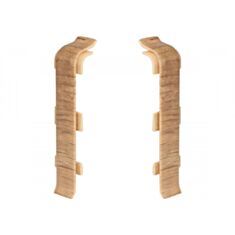 З’єднання для плінтуса Arbiton Indo70 10 дуб бурбон 2 шт - фото