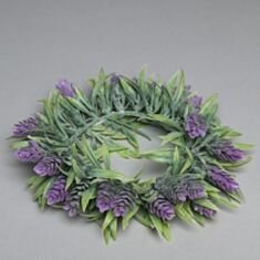 Штучний вінок Лаванда 003FW 24см - фото