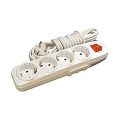 Удлинитель Vito Extra 8002170 4 гнезда 2 м с заземлением и выключателем - фото