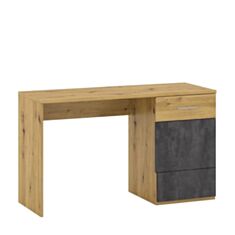 Письменный стол Eridan P2 дуб артизан/оксид темный - фото