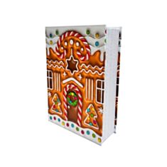 Коробка подарункова Дім Упаковки Різдвяний будинок 1235122151 23*16,2*6 см - фото