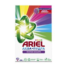 Стиральный порошок ARIEL Аква-Пудра Color 300 г - фото