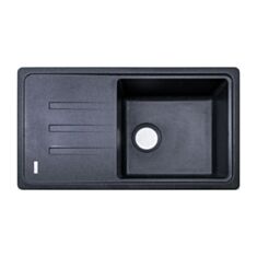 Кухонная мойка Adamant Slim Long 03 78*43,5 см черная - фото