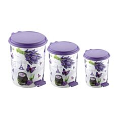 Відро для сміття Elif Plastik 3 в 1 U370 11 л/17 л/25 л - фото