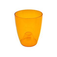 Кашпо Алеана Орхидея 15*17 см янтарь - фото