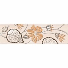 Фриз Golden Tile Karat Е91311 6*20 бежевый - фото