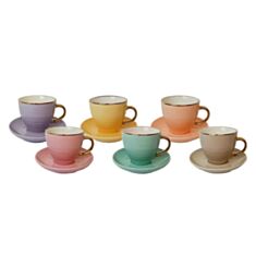 Чашка з блюдцем Vittora Полуденний оазис VT-C-295240 240 мл  - фото