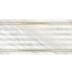 Плитка Golden Tile Carrara Е50301 30*60 декор білий - фото