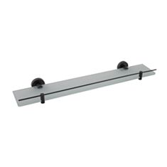 Полиця для ванни скляна Aqua Rodos Gloria 8127 black - фото