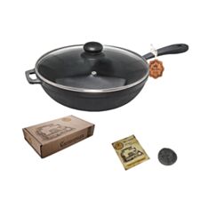 Сковородка с крышкой S&T Т203С3 26*6 см - фото