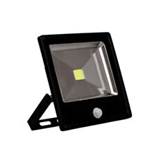 Прожектор світлодіодний Feron LED LL-861 20W з датчиком руху чорний - фото