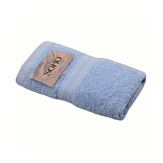 Рушник махровий Soho Abba Blue 30*50 см блакитний - фото