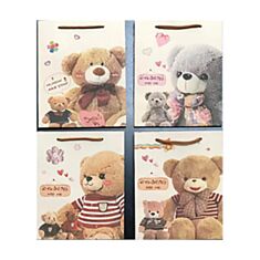 Пакет подарочный Гулливер Милые мишки 291710 45*35*14 см - фото