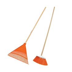 Набор грабли веерные и метла Truper EP-22R + ES-140C - фото