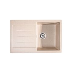 Кухонная мойка Sink Quality Realgar REA.P.1KDO.X 76,5*49 см бежевая - фото