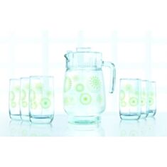 Набір для води Luminarc Green Flakes L6131 E 1,6 л/310мл/6шт 7пр - фото