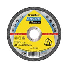 Круг відрізний Klingspor Kronenflex Z 960 TX 322185 125*1*22,23 мм - фото