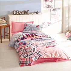 Комплект постільної білизни Cotton Box Girls&Boys Line Ranforce Superstar Pembe 1,6 - фото