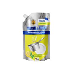 Засіб для посуду Wash&Free лимон та м'ята Doypack 500 мл - фото