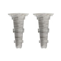 Угол внутренний для плинтуса Arbiton Indo70 44 дуб болтон 2 шт - фото