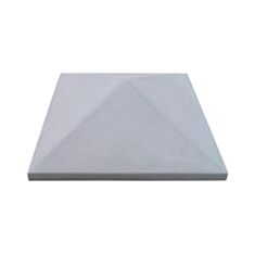 Дашок на стовп Alex Group чотирискатна 390*390 мм сіра - фото