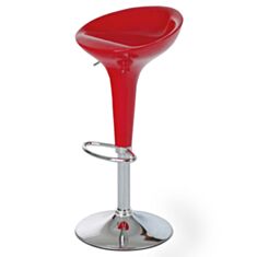 Стілець барний металевий AS-101 червоний - фото