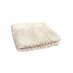 Рушник махровий Luzz Towel ромб 70*140 см бежевий - фото
