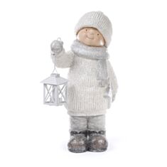 Декоративная статуэтка Мальчик с фонарем BonaDi 820-101 44 см - фото