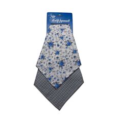 Набір вафельних рушників Прованс Blue 33*55 см 2 шт - фото