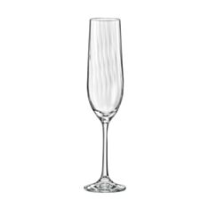 Келихи для шампанського Bohemia Waterfall Clear 40729 190мл 6шт - фото