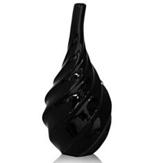 Ваза Eterna 0009 16*16*34,5 см черная - фото