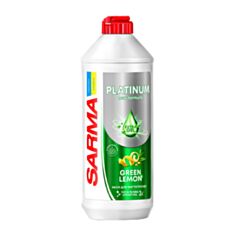 Гель для мытья посуды Sarma Platinum зеленый лимон 500 мл - фото