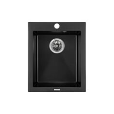 Кухонная мойка Granado Cadiz black shine 2301 41*50 см - фото