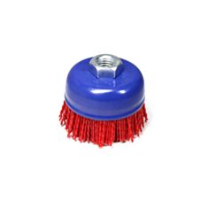 Щітка чашкова S&R 136860075 нейлонова M14 12250 об/хв 75 мм - фото