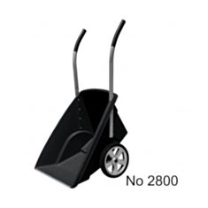 Двоколісні садові тачки Hagsen 120 л чорний - фото