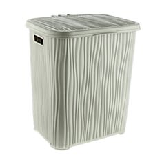 Корзина для белья Ozer Plastik OZER-L-037 WAVY 48 л лате - фото