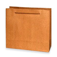 Пакет подарочный Гулливер 281010 крафтовый однотонный 22 см - фото